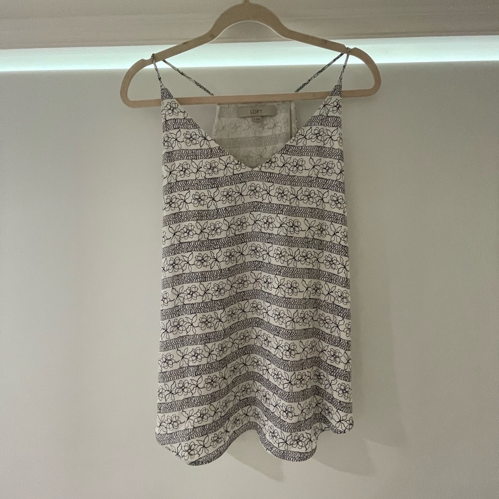 Loft floral tank